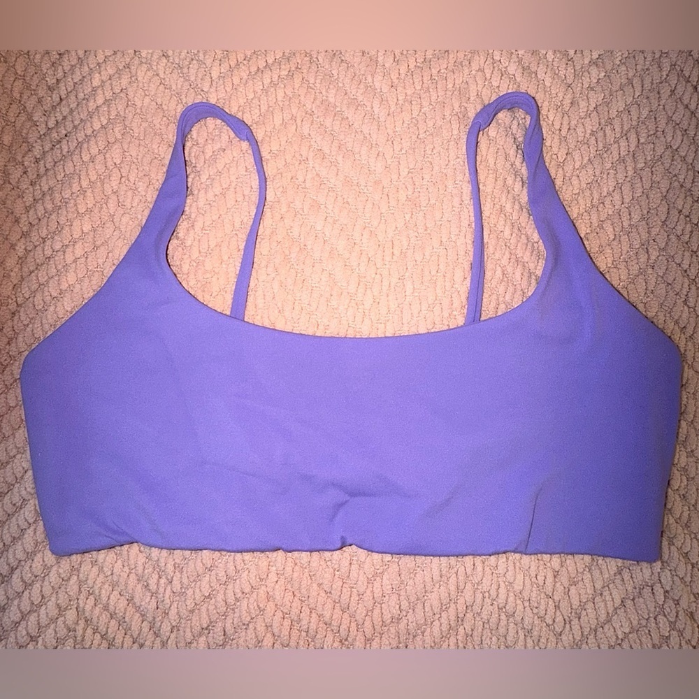 CRZ Yoga Butterluxe Scoop Neck Sports Bra Purple XL (14) Low Impact